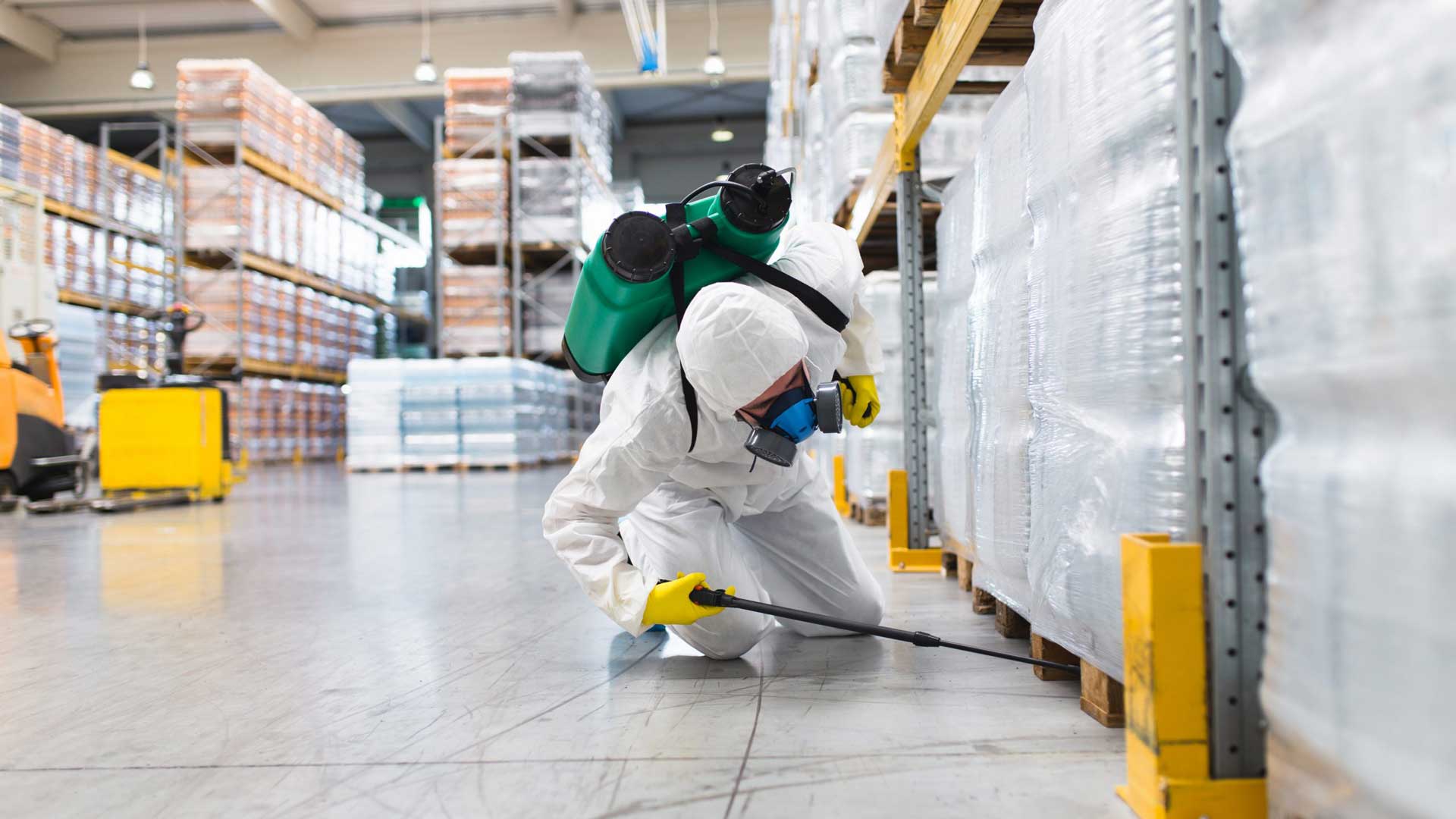 PDCA Pest Control Professional working outdoors